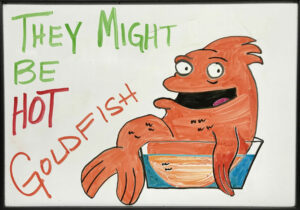 Goldfish Team Sign