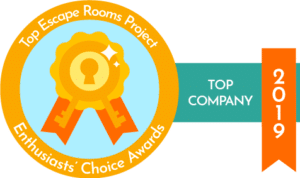 Top Escape Rooms Project Enthusiasts' Choice Award - Top Company 2019