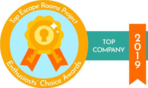 Top Escape Rooms Project Enthusiasts' Choice Award - Top Company 2019